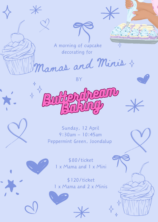 12 April: Mama and Mini - Cupcake Decorating Workshop (9.30am - 10.45am)