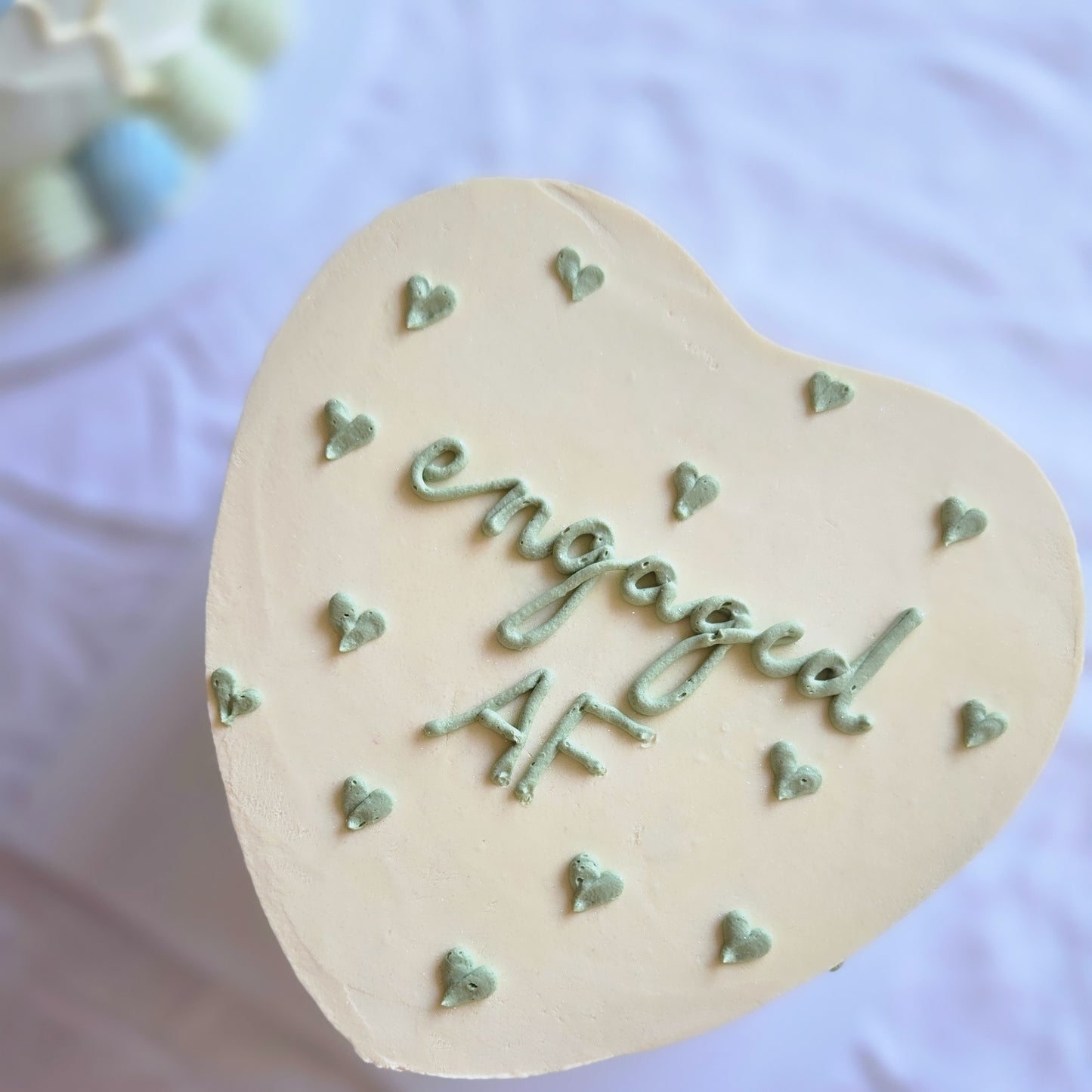 Heart shaped celebration cake 🩷