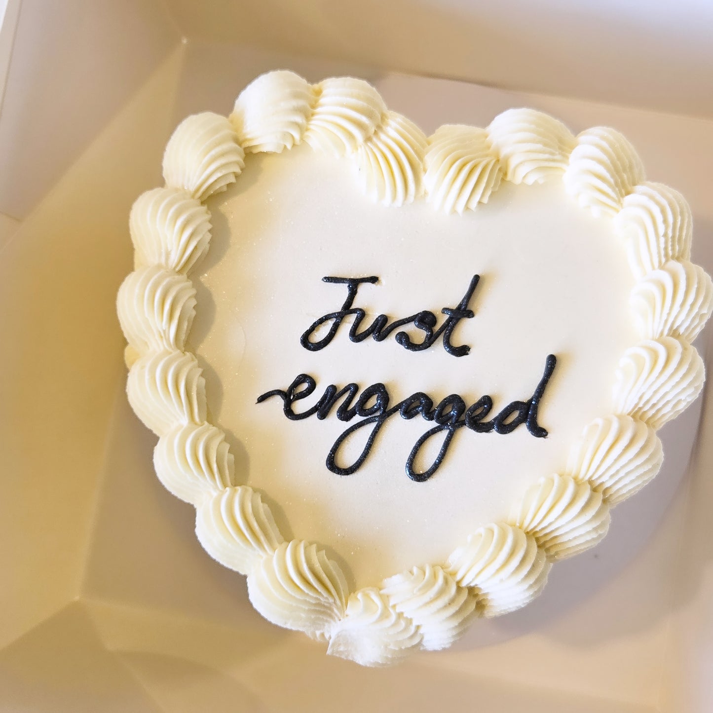 Heart shaped celebration cake 🩷